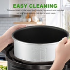 12-in-1 Electric Pressure Cooker 6 Qt, Programmable Multi-Function Cooker