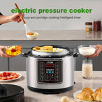 12-in-1 Electric Pressure Cooker 6 Qt, Programmable Multi-Function Cooker
